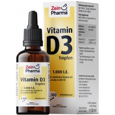 Vitaminas D3, geriamieji lašai, 1000 TV. Maisto papildas (50ml)